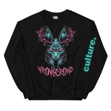 Load image into Gallery viewer, "JACKALOPE" Crewneck Sweatshirt BLACK