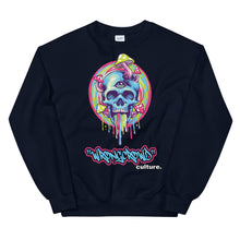 Load image into Gallery viewer, "MELTING SKULL" Crewneck Sweatshirt