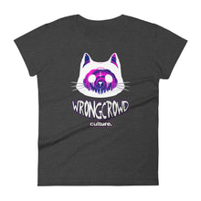 Load image into Gallery viewer, "CHESIRE CULTure Cat" Women's Fitted T-Shirt
