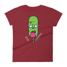 Load image into Gallery viewer, "ZOMBIE POP" Women's Fitted T-shirt