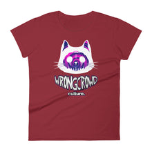 Load image into Gallery viewer, "CHESIRE CULTure Cat" Women's Fitted T-Shirt