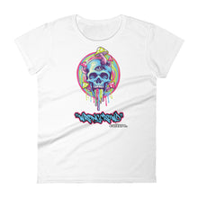 Load image into Gallery viewer, "MELTING SKULL" Women's Fitted T-shirt