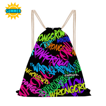 Load image into Gallery viewer, "SCATTERBRAIN" Drawstring Bag
