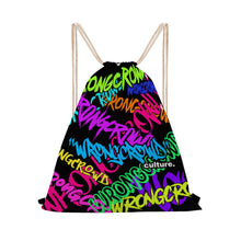 Load image into Gallery viewer, "SCATTERBRAIN" Drawstring Bag
