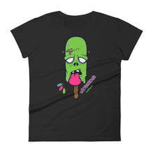 Load image into Gallery viewer, "ZOMBIE POP" Women's Fitted T-shirt
