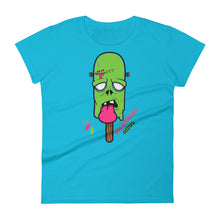Load image into Gallery viewer, "ZOMBIE POP" Women's Fitted T-shirt
