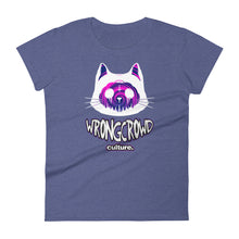 Load image into Gallery viewer, "CHESIRE CULTure Cat"  Women's Fitted T-Shirt
