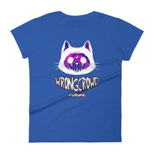 Load image into Gallery viewer, "CHESIRE CULTure Cat"  Women's Fitted T-Shirt
